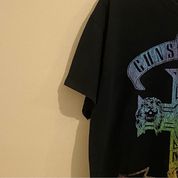 Vintage Guns And Roses Tour Shirt Appetite For Destruction Size L Short Sleeve - Picture 3 of 10